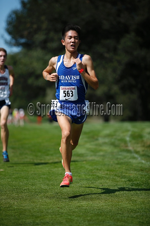 2014StanfordSeededBoys-496.JPG - Seeded boys race at the Stanford Invitational, September 27, Stanford Golf Course, Stanford, California.